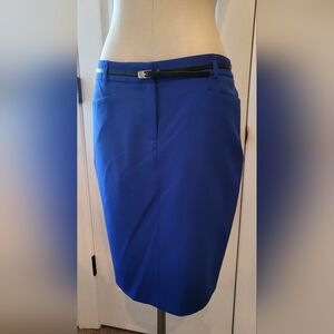 Calvin Klein, blue, Midi dress skirt